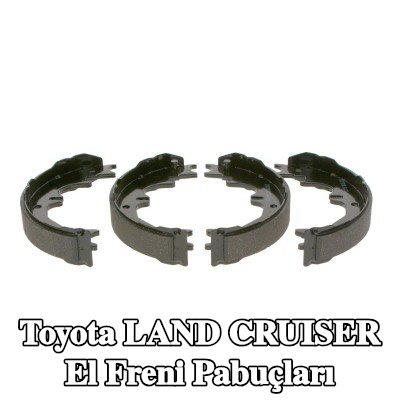 BOSCH El freni pabuçları — Toyota Land Cruiser