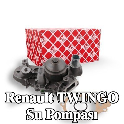 FEBI BILSTEIN Cıvatalı su pompası, conta halkası ile, contalı/sızdırmaz — 2000 Renault Twingo