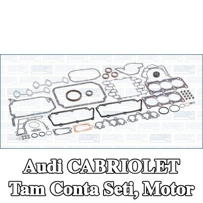AJUSA Tam Conta Seti, silindir kapağı contalı motor, valf gövdesi contalı, FIBERMAX — Audi Cabriolet