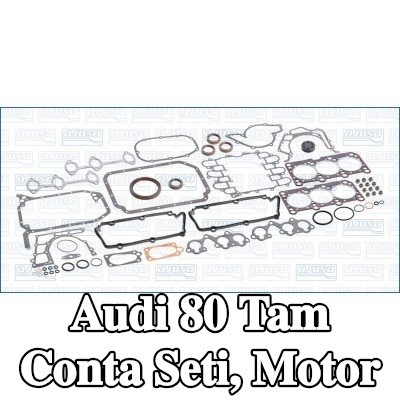 AJUSA Tam Conta Seti, silindir kapağı contalı motor, valf gövdesi contalı, FIBERMAX — Audi 80