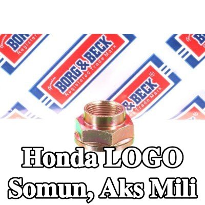 BORG & BECK Somun, aks mili — Honda Logo