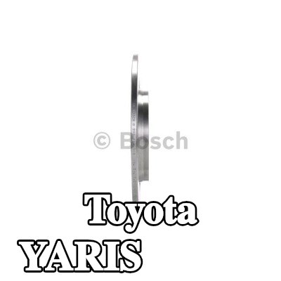 BOSCH القطر الخارجي لقرص المكابح: 278mm, صلب, مشحم — Toyota Yaris