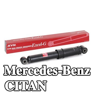 KYB ممتص الصدمات Excel-G, المحور الخلفي, ضغط الغاز, ممتص صدمات تلسكوبي — Mercedes-Benz Citan