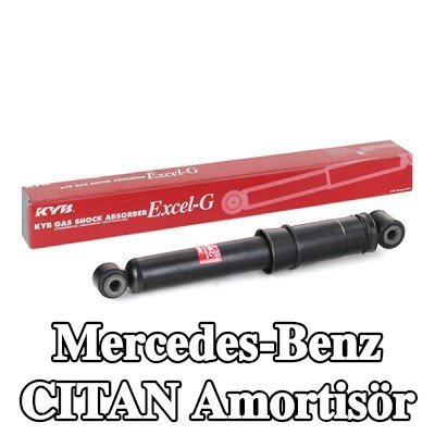 KYB Amortisör Excel-G, Arka Aks, Gaz Basıncı, Teleskopik Amortisör — Mercedes-Benz Citan