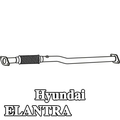VEGAZ أنبوب العادم — 2000 Hyundai Elantra