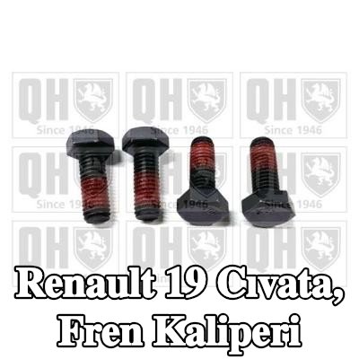 QUINTON HAZELL Cıvata, fren kaliperi — Renault 19