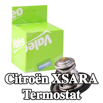 VALEO Termostat 83°C, conta/sızdırmazlık elemanları ile — 2002 Citroën Xsara