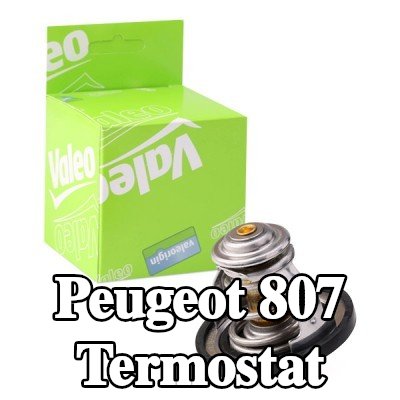 VALEO Termostat 83°C, conta/sızdırmazlık elemanları ile — Peugeot 807