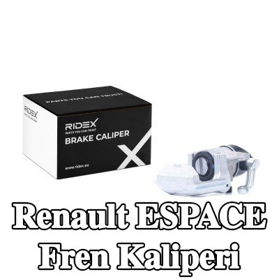RIDEX Fren kaliperi Arka Aks, Arka Aks Sol, tutucu olmadan — 1990 Renault Espace