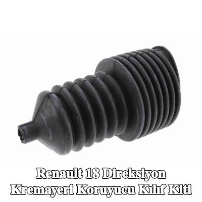 VAICO Sol ön aks direksiyon kremayeri kılıfı kiti, Orijinal VAICO Kalitesi — Renault 18