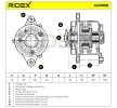 RIDEX Alternatör 30A — Toyota Liteace (7)