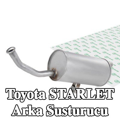POLMO Arka susturucu — Toyota Starlet