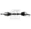 FEBI BILSTEIN Tahrik mili Ön Aks Sol, somunlu, Çatlak Pim ile — Peugeot 508 (4)