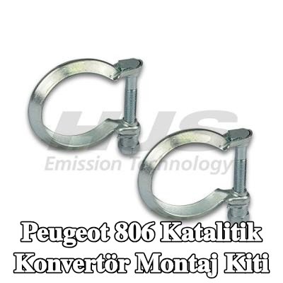 HJS Katalitik konvertör montaj kiti — Peugeot 806