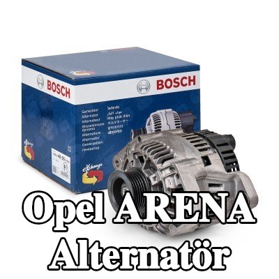 BOSCH Alternatör 75A — Opel Arena