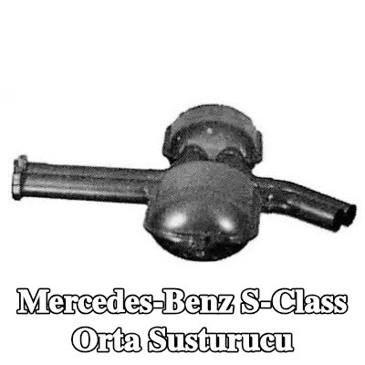 VEGAZ Orta susturucu Merkez, 1050mm — 1990 Mercedes-Benz S-Class