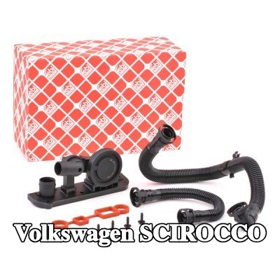 FEBI BILSTEIN صمام, فتحة تهوية كتلة المحرك مع مواد التثبيت/التركيب — Volkswagen Scirocco