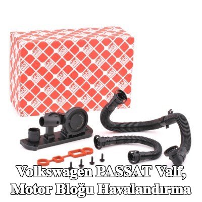 FEBI BILSTEIN Valf, sabitleme/montaj malzemeli motor bloğu havalandırma deliği — 2005 Volkswagen Passat
