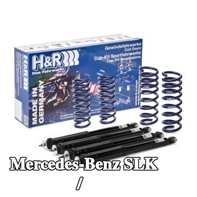 H&R مجموعة التعليق، نوابض لولبية / ممتصات صدمات — 2003 Mercedes-Benz Slk