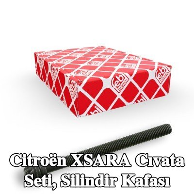 FEBI BILSTEIN Cıvata Kiti, silindir kafası 134mm — 2000 Citroën Xsara