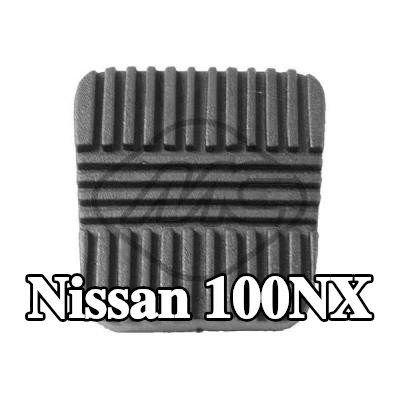 Metalcaucho وسادة دواسة الفرامل — Nissan 100nx