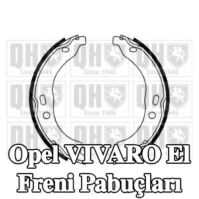QUINTON HAZELL El freni pabuçları — Opel Vivaro
