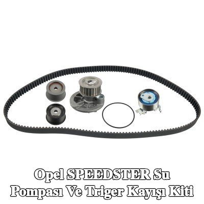 FEBI BILSTEIN Su pompası ve triger kayışı kiti Diş Sayısı: 168, Width: 24mm — Opel Speedster