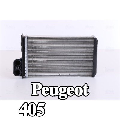 NISSENS مصفوفة التدفئة بدون أنبوب — Peugeot 405