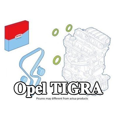 CORTECO مجموعة سدادات العمود, جانب بكرة المحرك — Opel Tigra