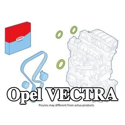 CORTECO مجموعة سدادات العمود, جانب بكرة المحرك — 2004 Opel Vectra
