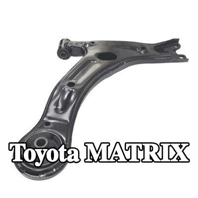 CTR ذراع التعليق الأيسر, المحور الأمامي السفلي, الألومنيوم, الفولاذ, مع جلبة — 2005 Toyota Matrix