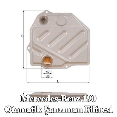 MAHLE Conta/sızdırmazlık elemanı olmayan otomatik şanzıman filtresi — Mercedes-Benz 190