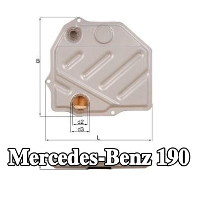 MAHLE فلتر ناقل الحركة الأوتوماتيكي بدون حشية/مانع تسرب — Mercedes-Benz 190