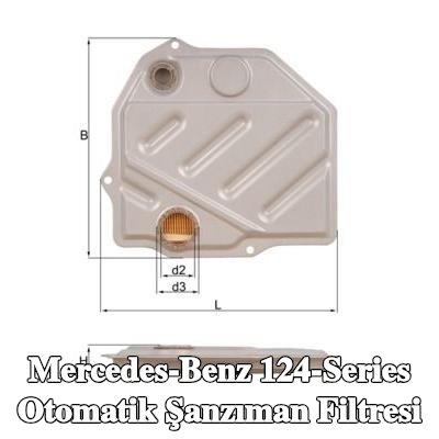MAHLE Conta/sızdırmazlık elemanı olmayan otomatik şanzıman filtresi — Mercedes-Benz 124-Series