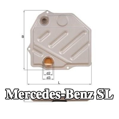 MAHLE فلتر ناقل الحركة الأوتوماتيكي بدون حشية/مانع تسرب — 2000 Mercedes-Benz Sl