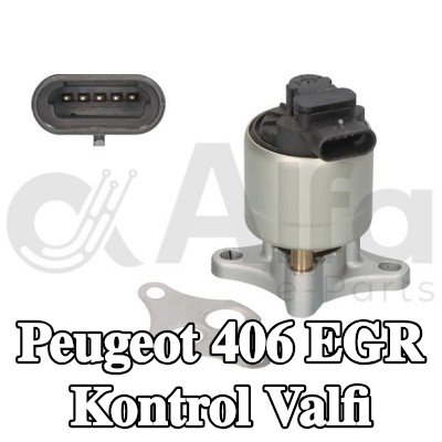 Alfa e-Parts Conalı/sızdırmazlık elemanlı EGR kontrol valfi — Peugeot 406