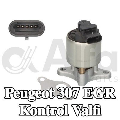 Alfa e-Parts Conalı/sızdırmazlık elemanlı EGR kontrol valfi — 2002 Peugeot 307