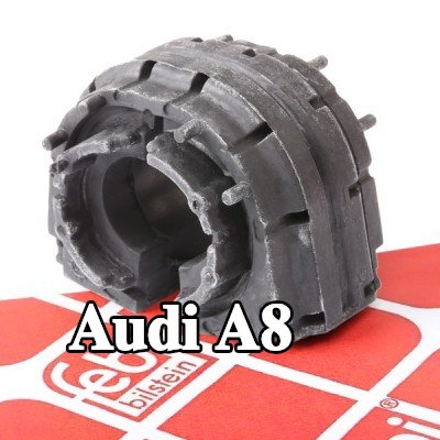 FEBI BILSTEIN جلبة قضيب مانع للانقلاب المحور الخلفي, 19mm, المطاط الصناعي — Audi A8