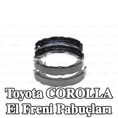 BOSCH El freni pabuçları — 2004 Toyota Corolla