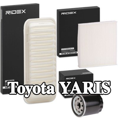 RIDEX مجموعة الفلاتر — Toyota Yaris