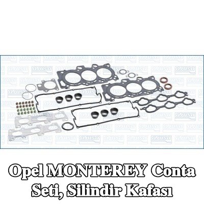 AJUSA Conta seti, silindir kapağı contalı silindir kapağı, valf gövdesi contalı — Opel Monterey