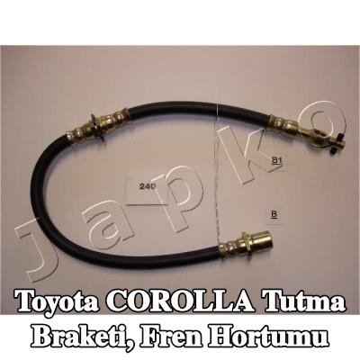 JAPKO Tutma braketi, fren hortumu — 1990 Toyota Corolla