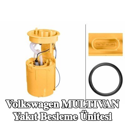 HELLA Elektrikli yakıt besleme ünitesi, Dizel, contalı/sızdırmaz, tank sensörü olmadan — 2003 Volkswagen Multivan