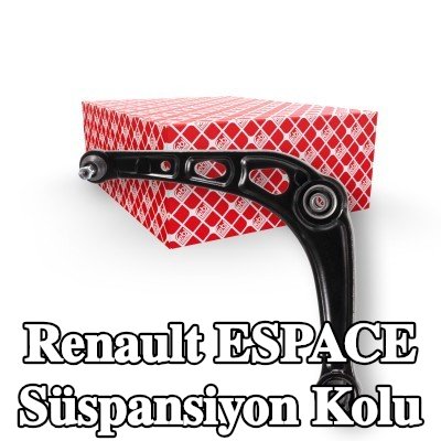 FEBI BILSTEIN Ön Aks Sol Süspansiyon Kolu, Alt, Dökme Çelik, bilyeli mafsal ile, lastik yastıklı — 2000 Renault Espace