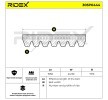 RIDEX Serpantin kayışı 1550mm, Number of ribs: 7 — Toyota Avalon (4)