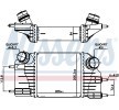 NISSENS Hızlı bağlantı elemanlı intercooler, Sol konektör, açılı, Sağ konektör, açılı — Nissan Note (6)