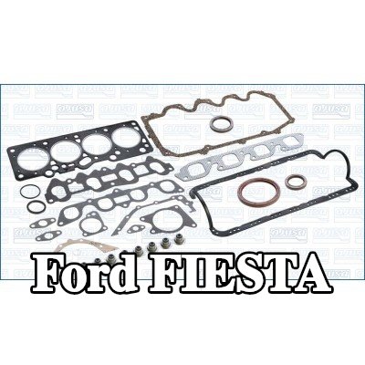 AJUSA مجموعة حشيات كاملة, محرك مزود بحشية رأس الأسطوانة, مع أختام ساق الصمام, FIBERMAX — 1995 Ford Fiesta