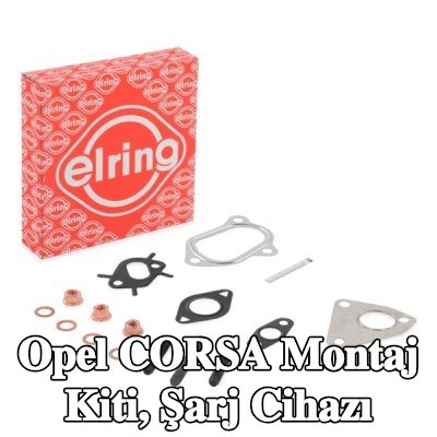 ELRING Montaj Kiti, conta/sızdırmazlık elemanları ile şarj cihazı, cıvata/vida ile — 2003 Opel Corsa
