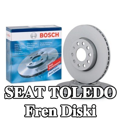 BOSCH Fren diski Dış Çap: 288mm, Havalandırmalı, Kaplamalı, cıvata/vida ile — 2008 SEAT Toledo
