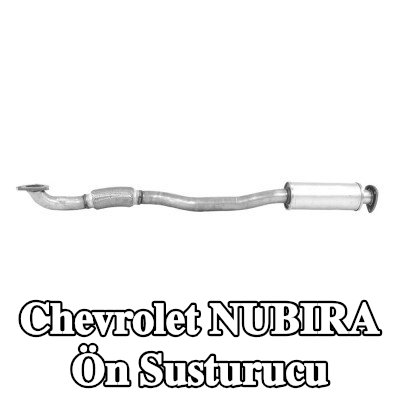 WALKER Montaj parçaları olmayan ön susturucu — Chevrolet Nubira